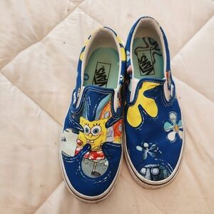 SpongeBob Vans Size 6.5 Men or 8 Women